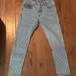 Levi’s 513 checkers
